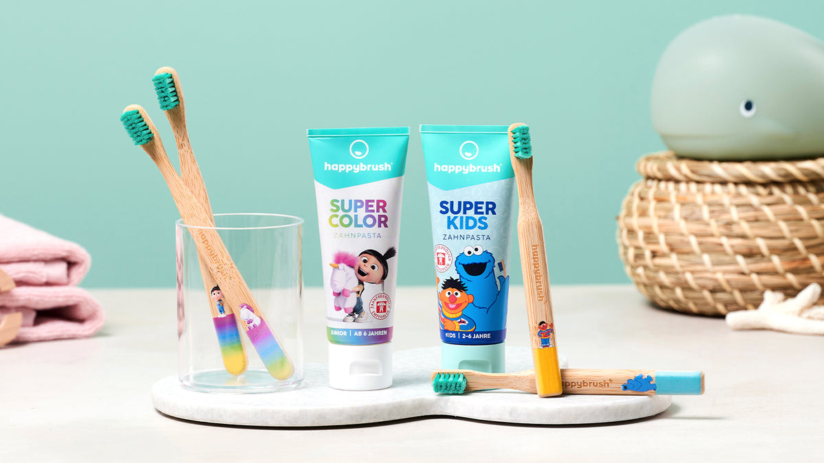 Junior: happybrush Produkte für Kinder