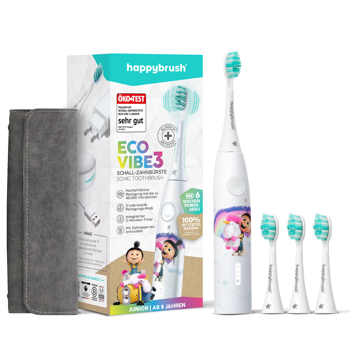 Eco Vibe 3 Kinder-Schallzahnbürste