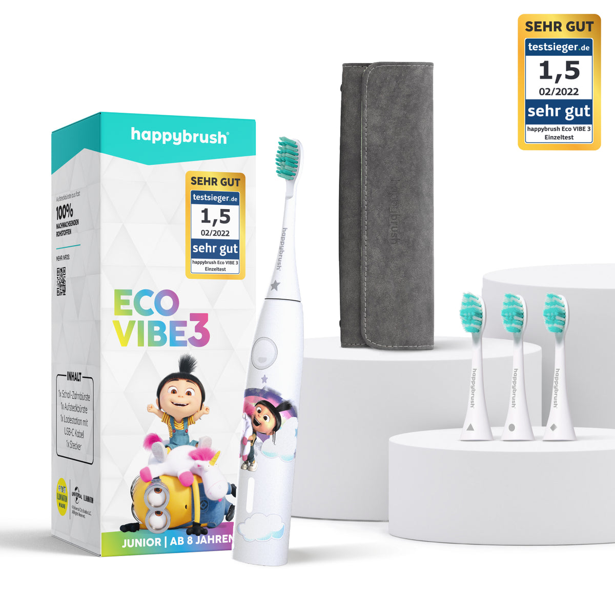 Eco Vibe 3 Kinder-Schallzahnbürste