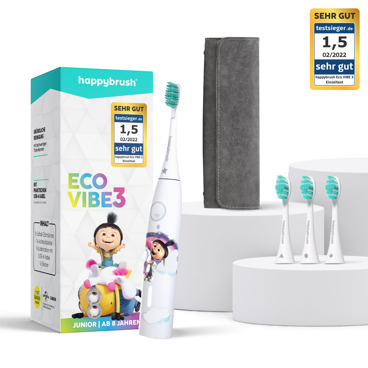 Eco Vibe 3 Kinder-Schallzahnbürste
