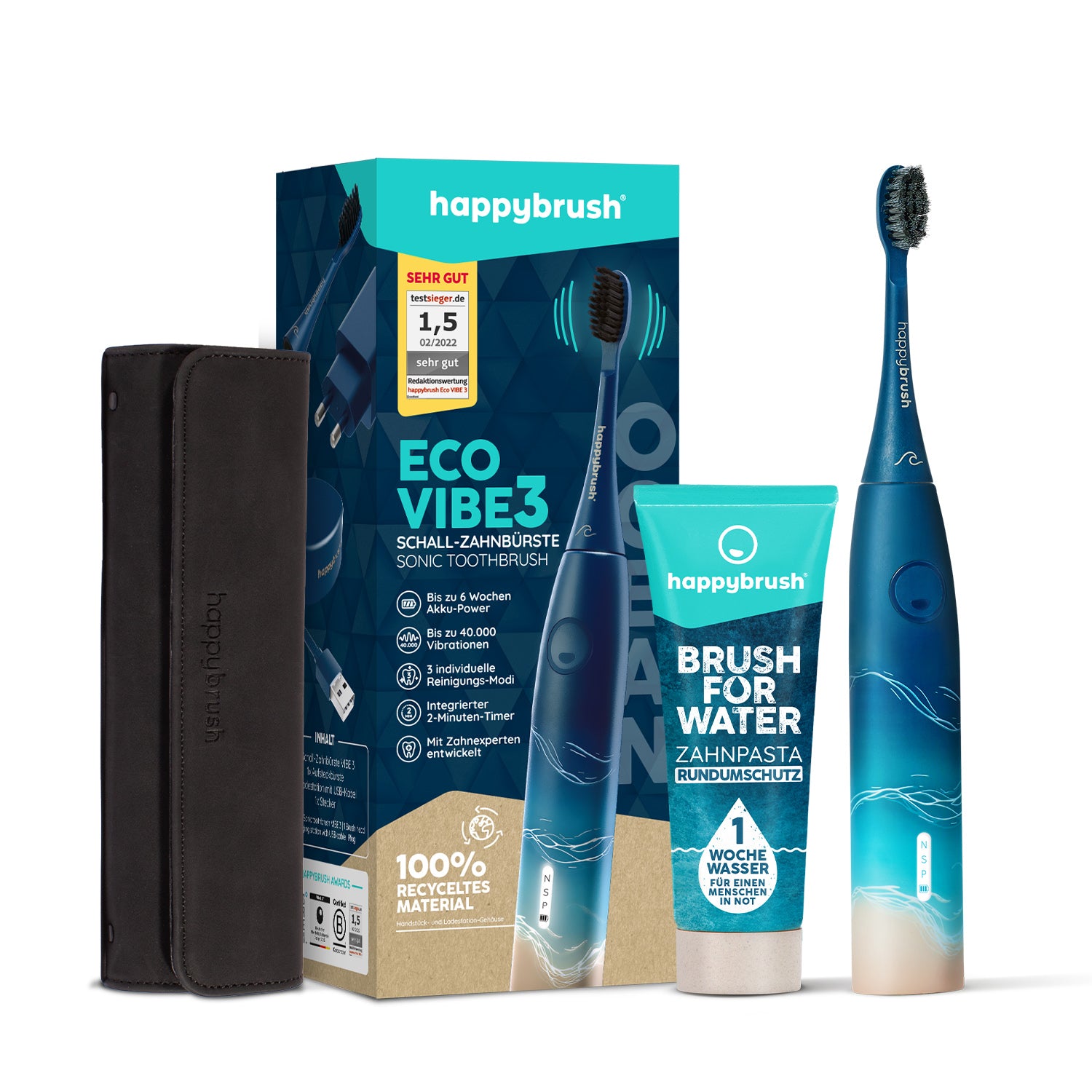 Schallzahnbürste Eco Vibe 3 | Set M