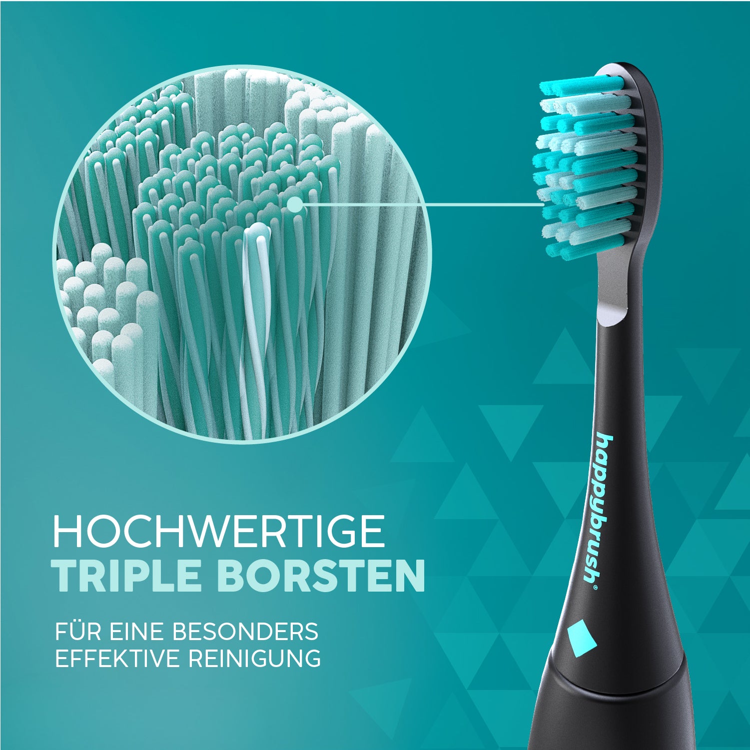 Aufsteckbürsten Eco VIBE 3+ | Black-Mint