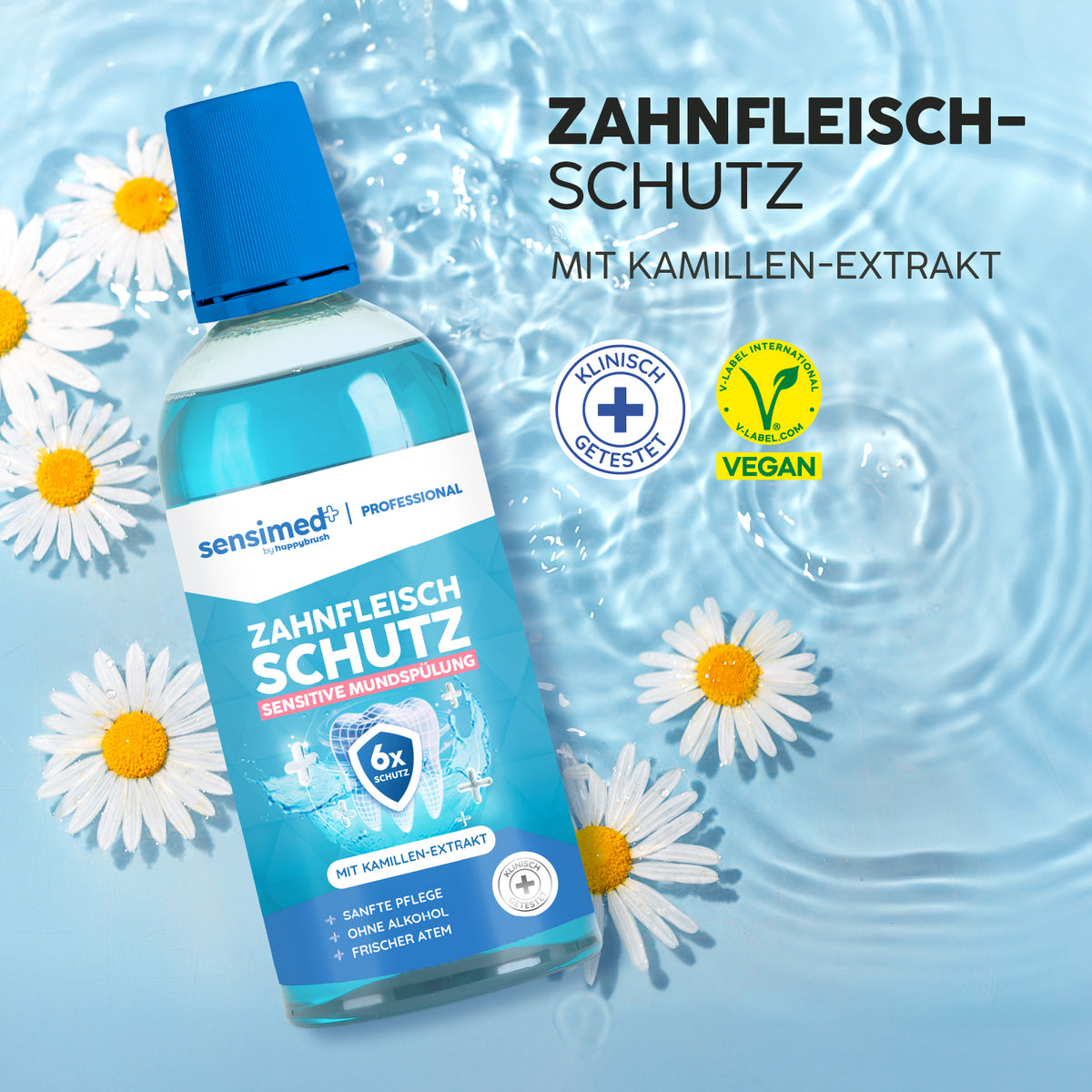 Mundspülung sensimed+ Zahnfleischschutz