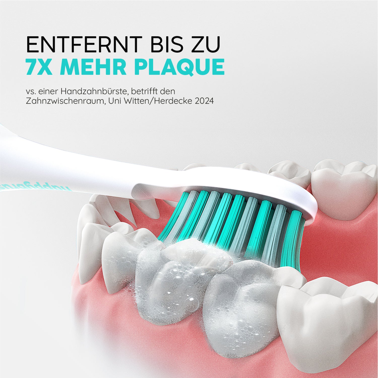 Aufsteckbürsten Eco VIBE 3+ | White-Mint