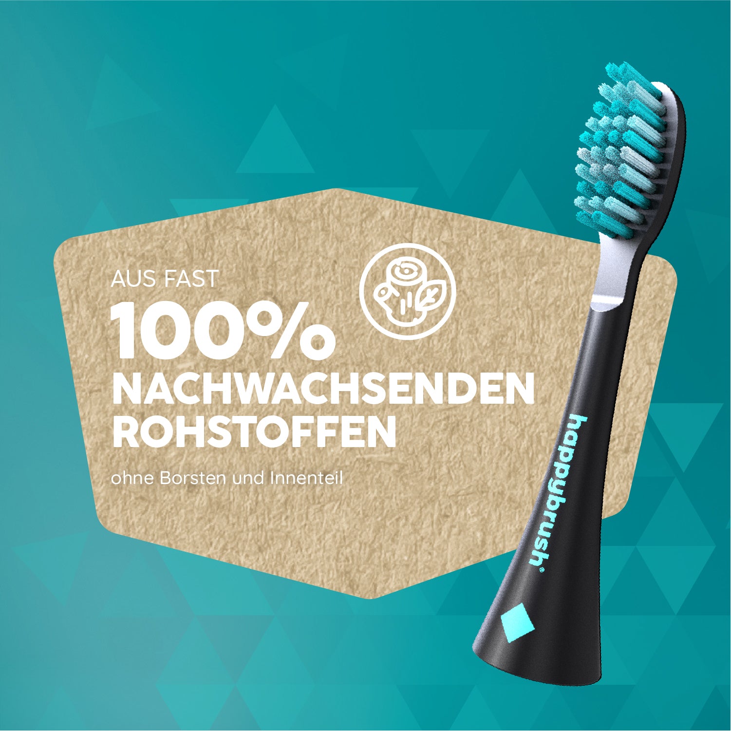 Aufsteckbürsten Eco VIBE 3+ | Black-Mint