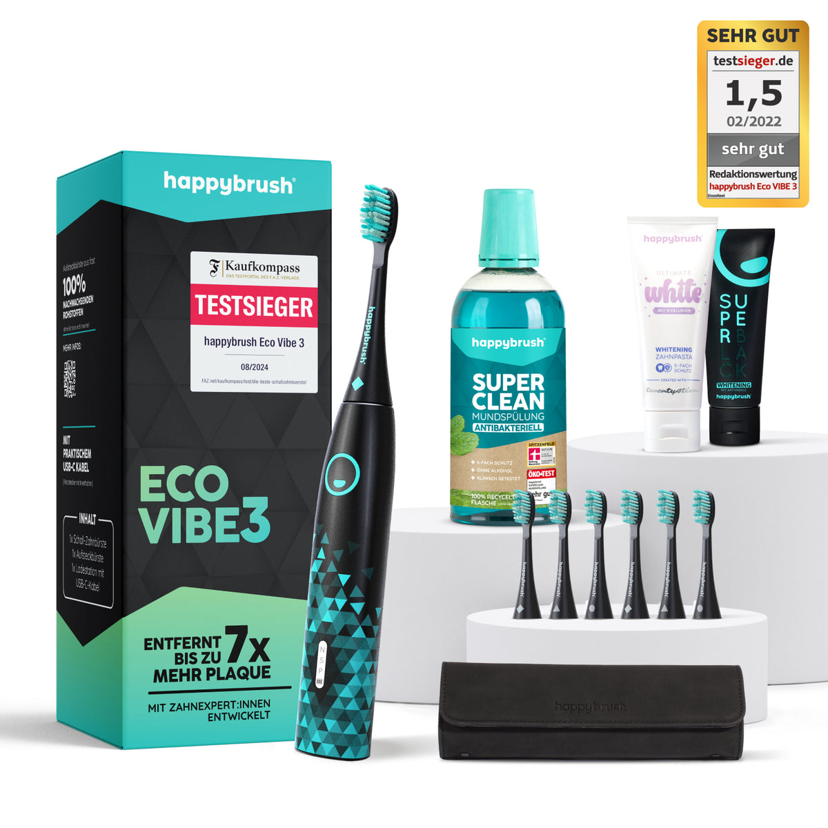 Schallzahnbürste Eco VIBE 3 | Set L