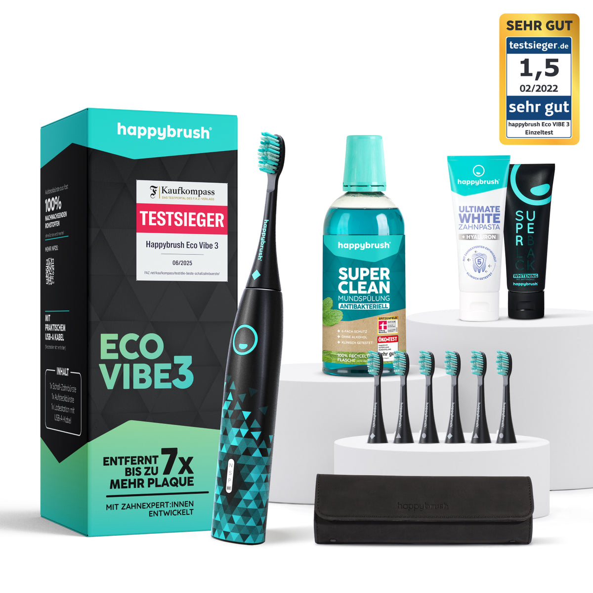 Schallzahnbürste Eco VIBE 3 | Set L