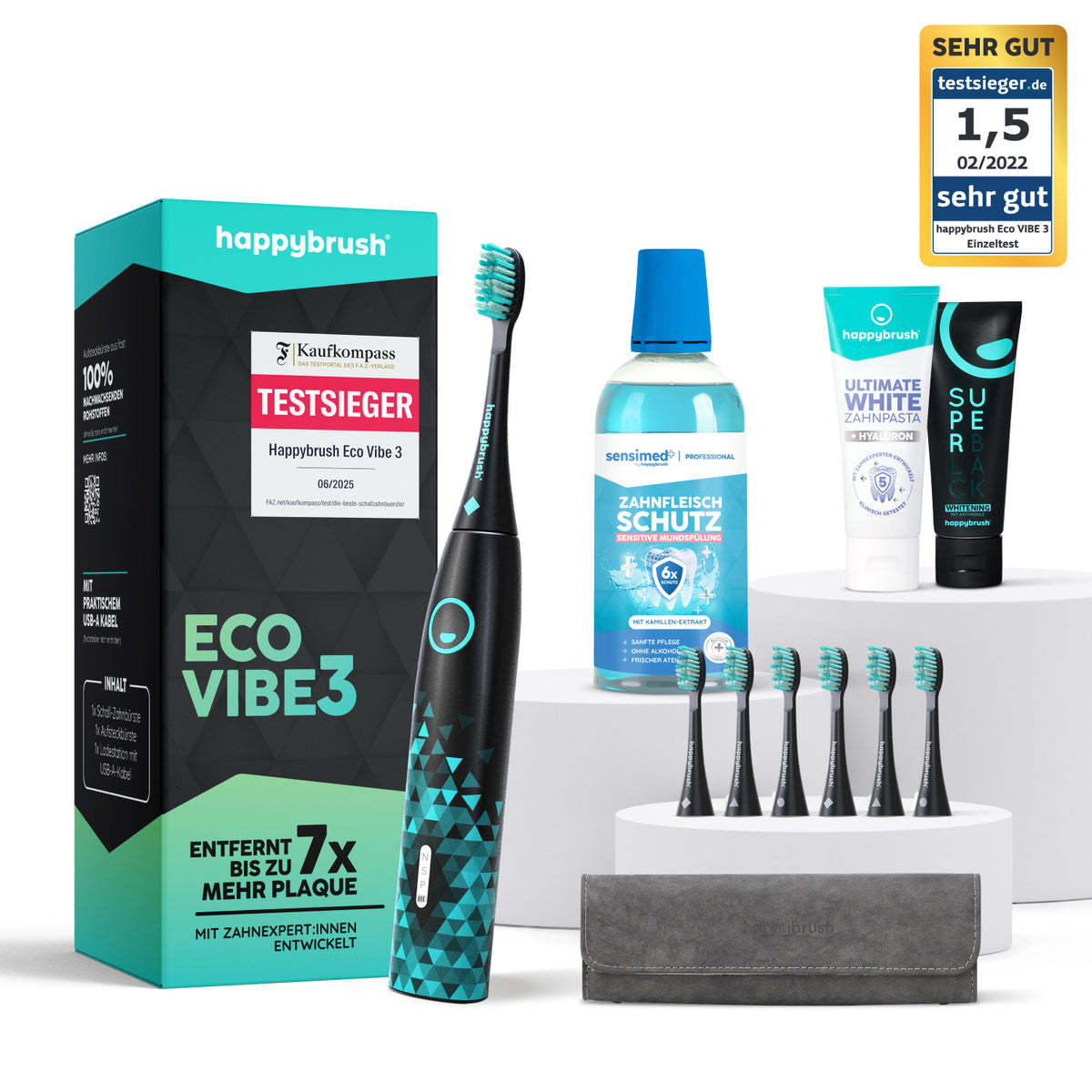 Schallzahnbürste Eco VIBE 3 | Set L