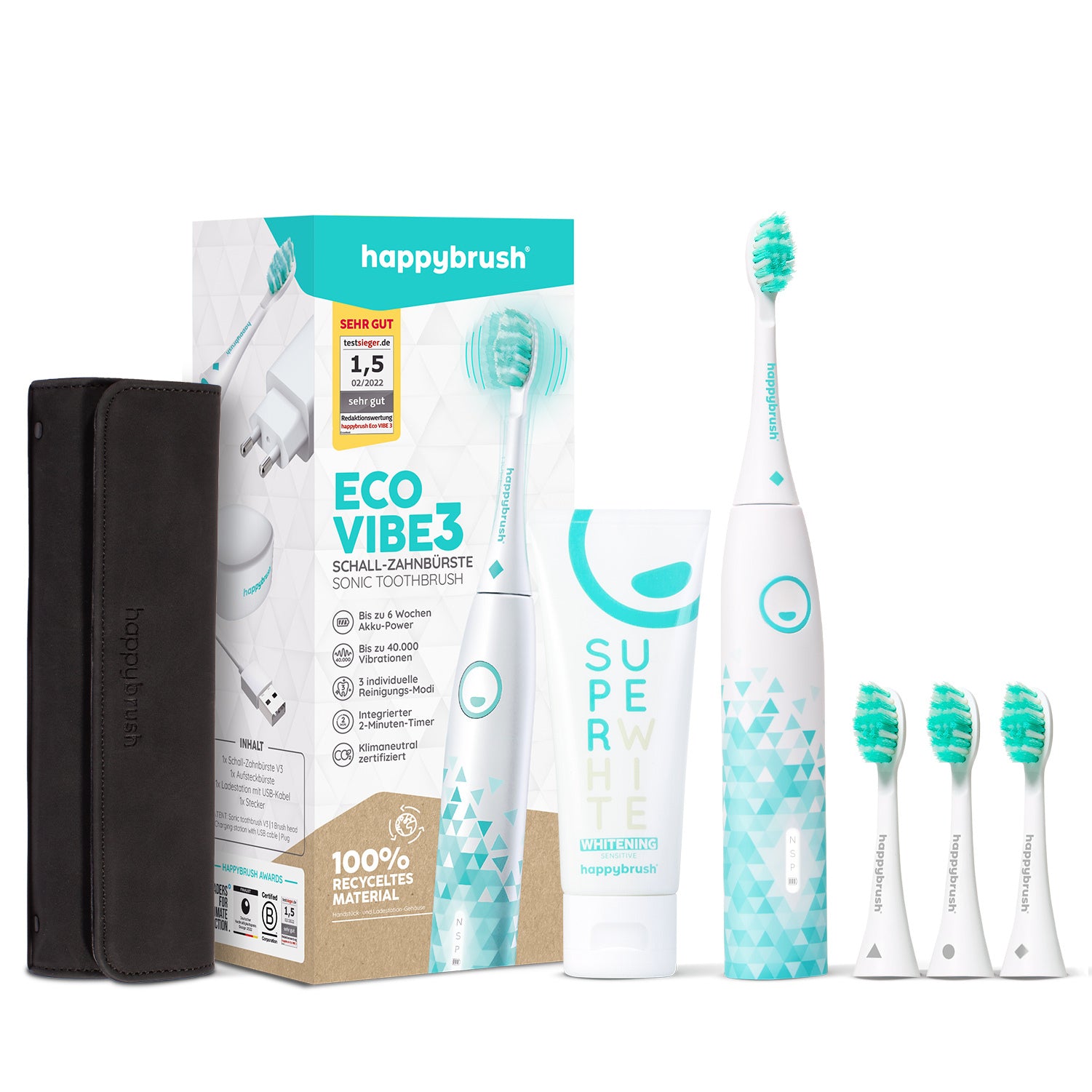 ECO VIBE 3 SET | WHITE-MINT