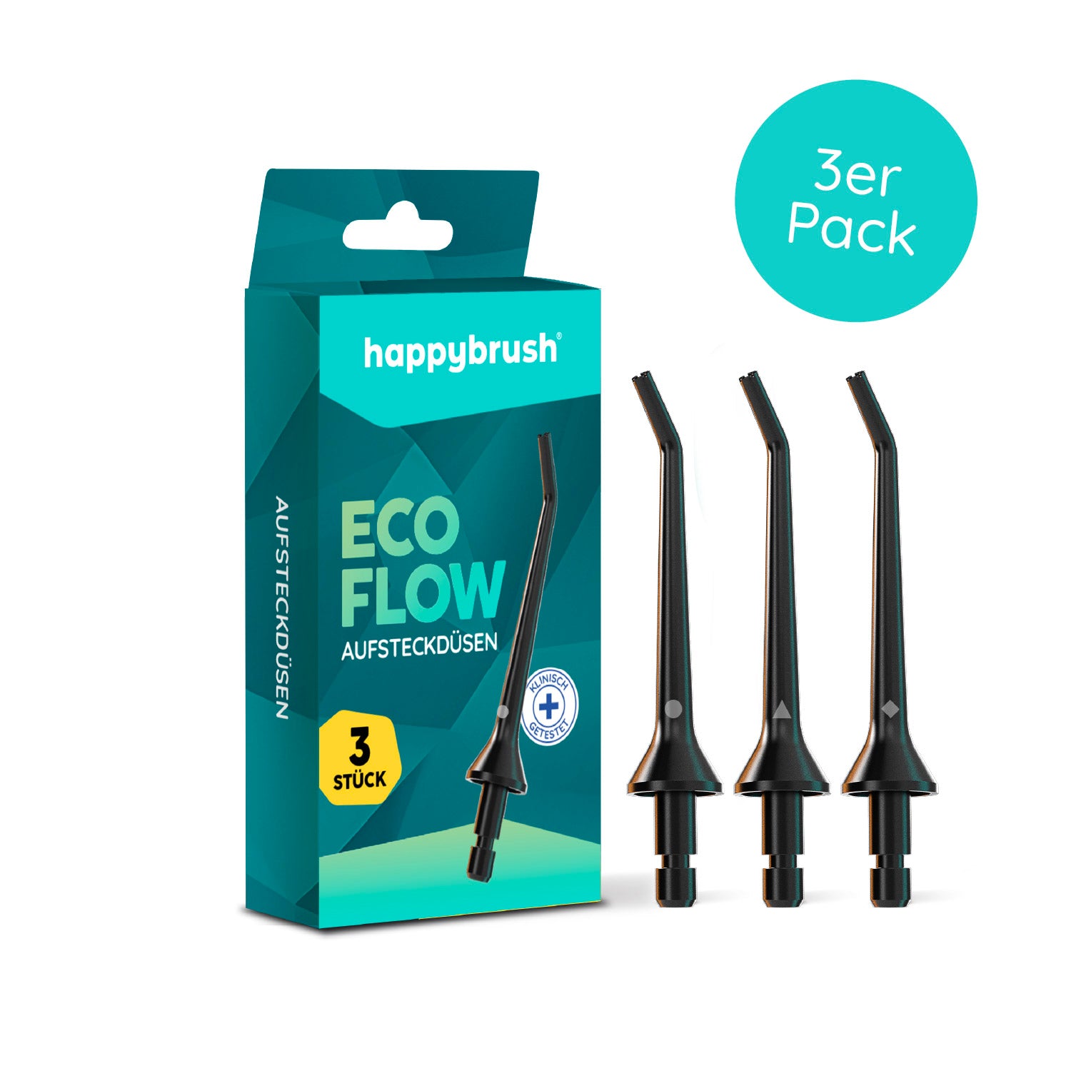 Eco Flow Aufsteckdüsen 3x