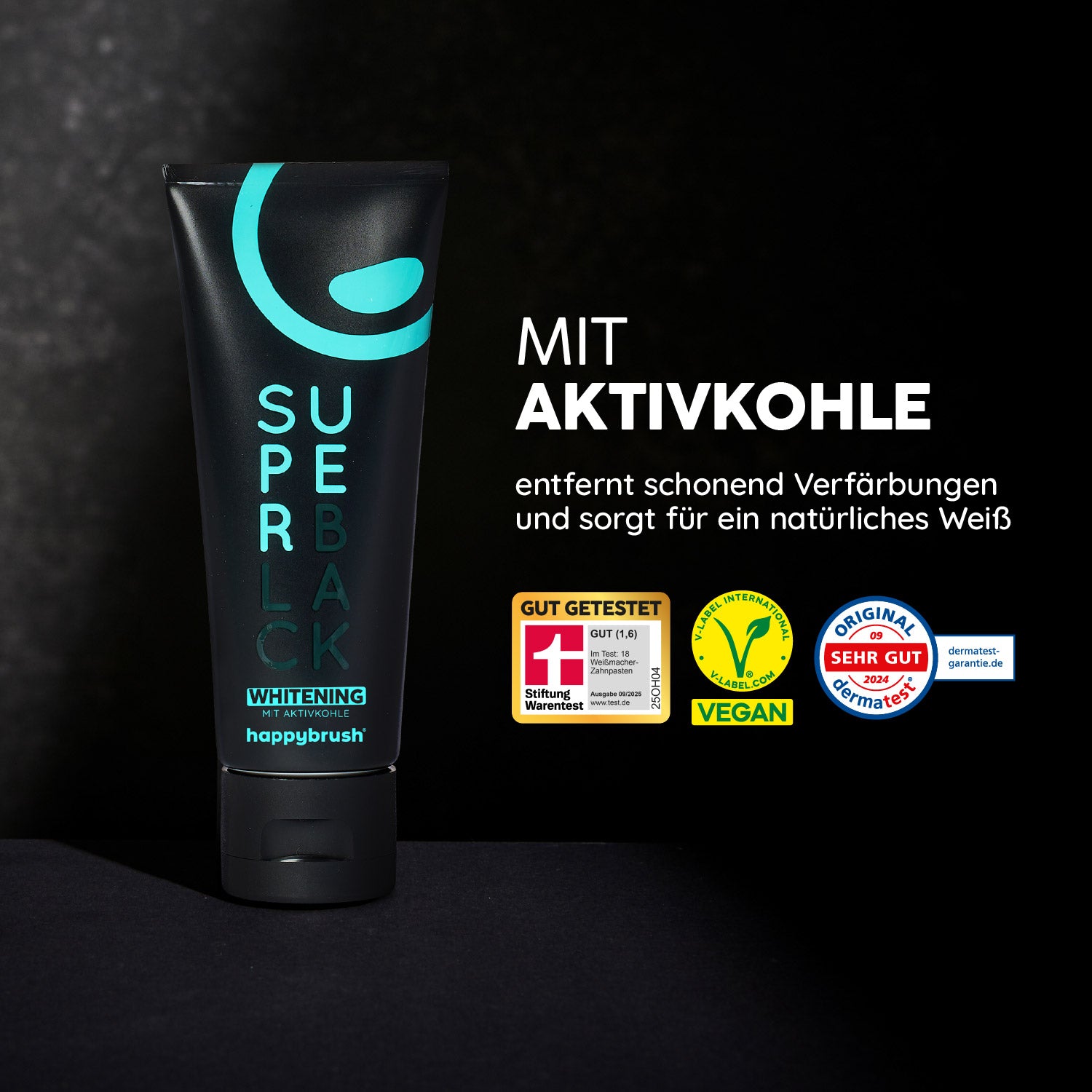 SuperBlack Whitening Zahnpasta