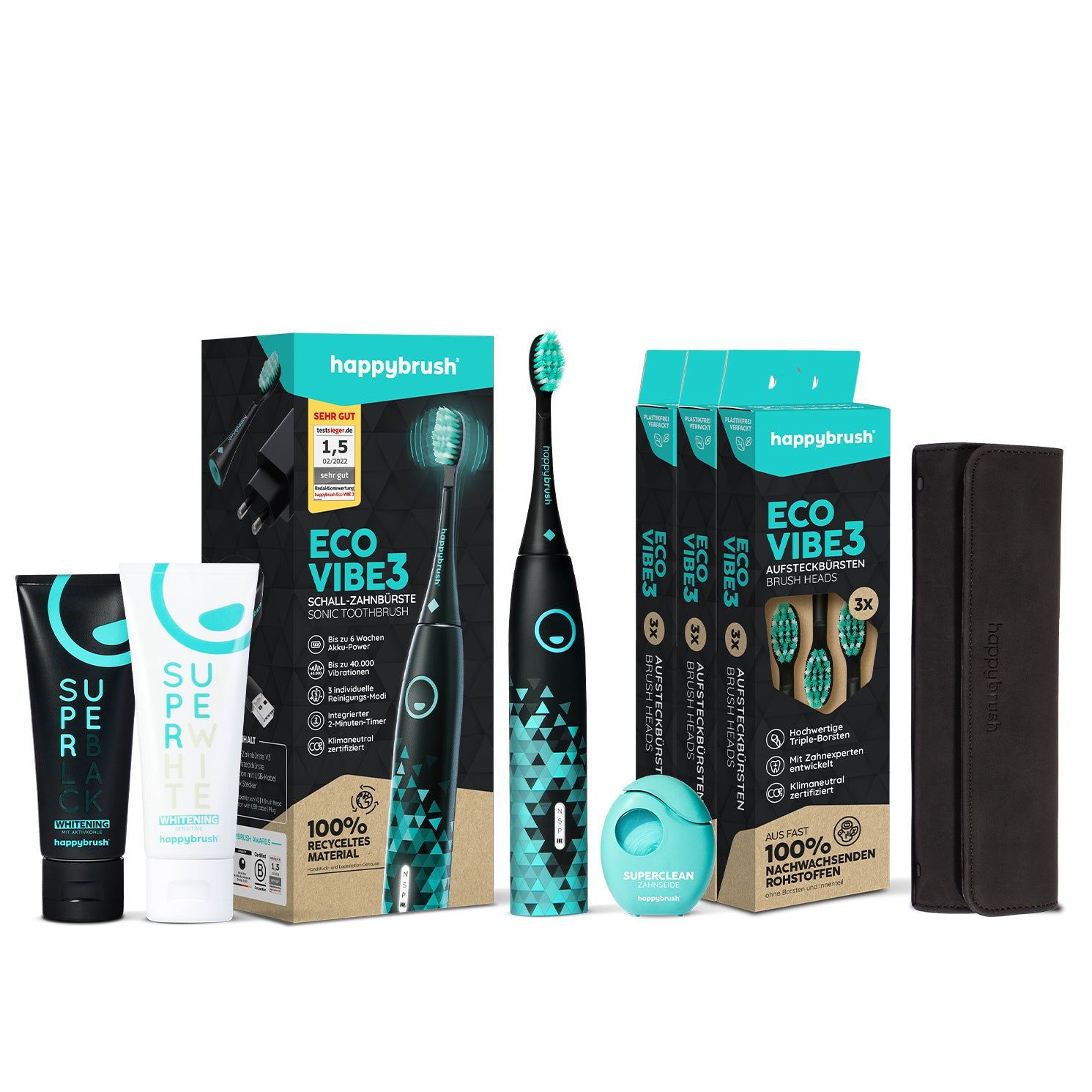 Eco Vibe 3 Premium Set | Black-Mint