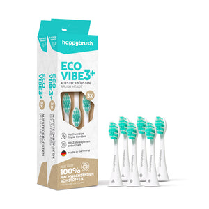Aufsteckbürsten Eco VIBE 3+ | White-Mint