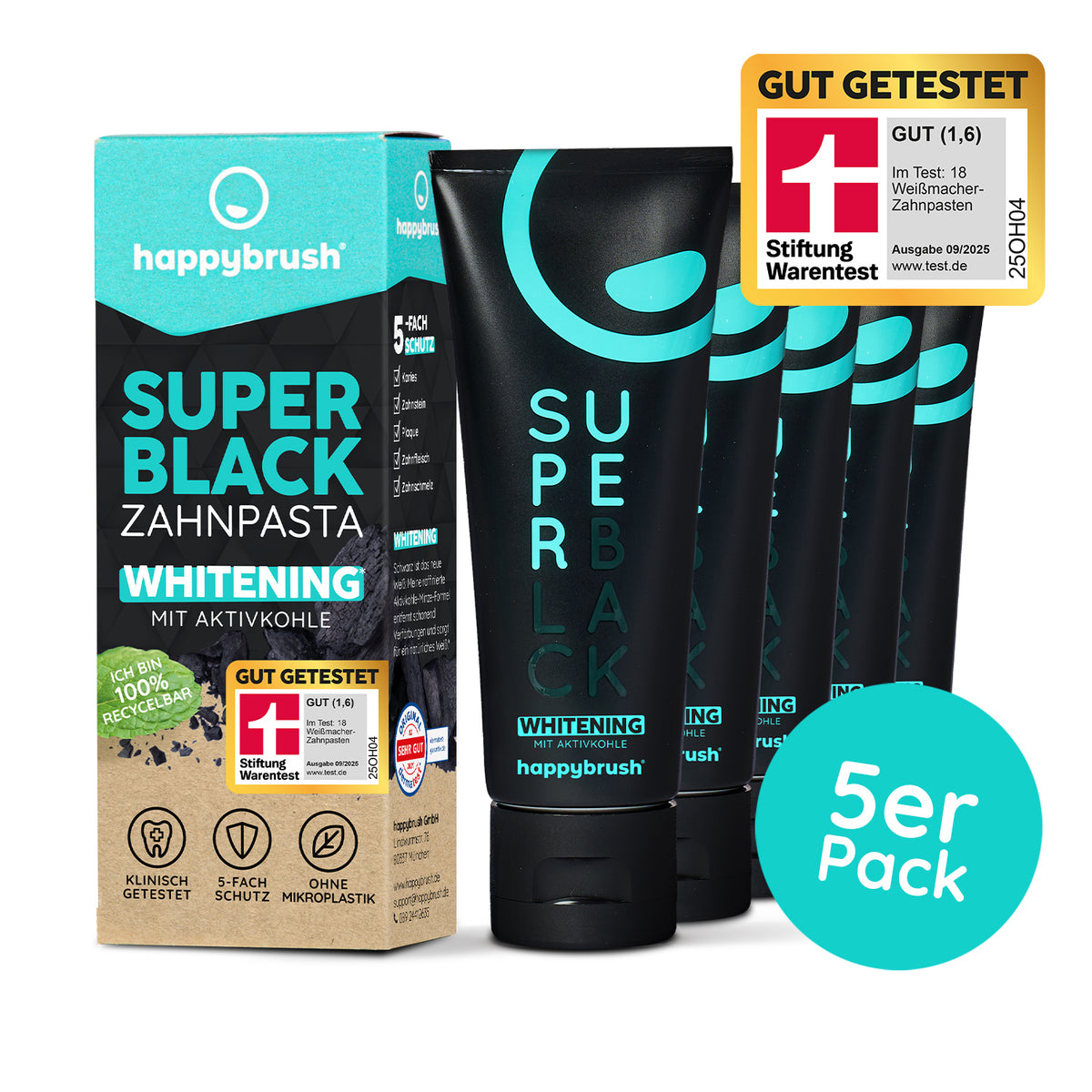 SuperBlack Whitening Zahnpasta
