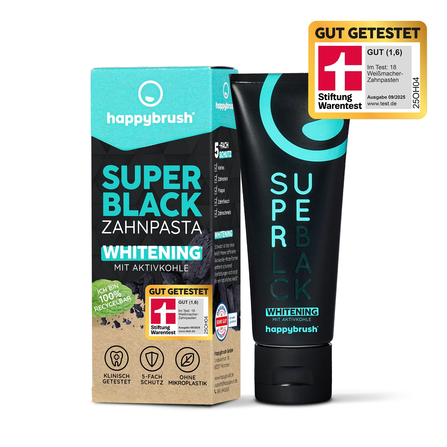 SuperBlack Whitening Zahnpasta
