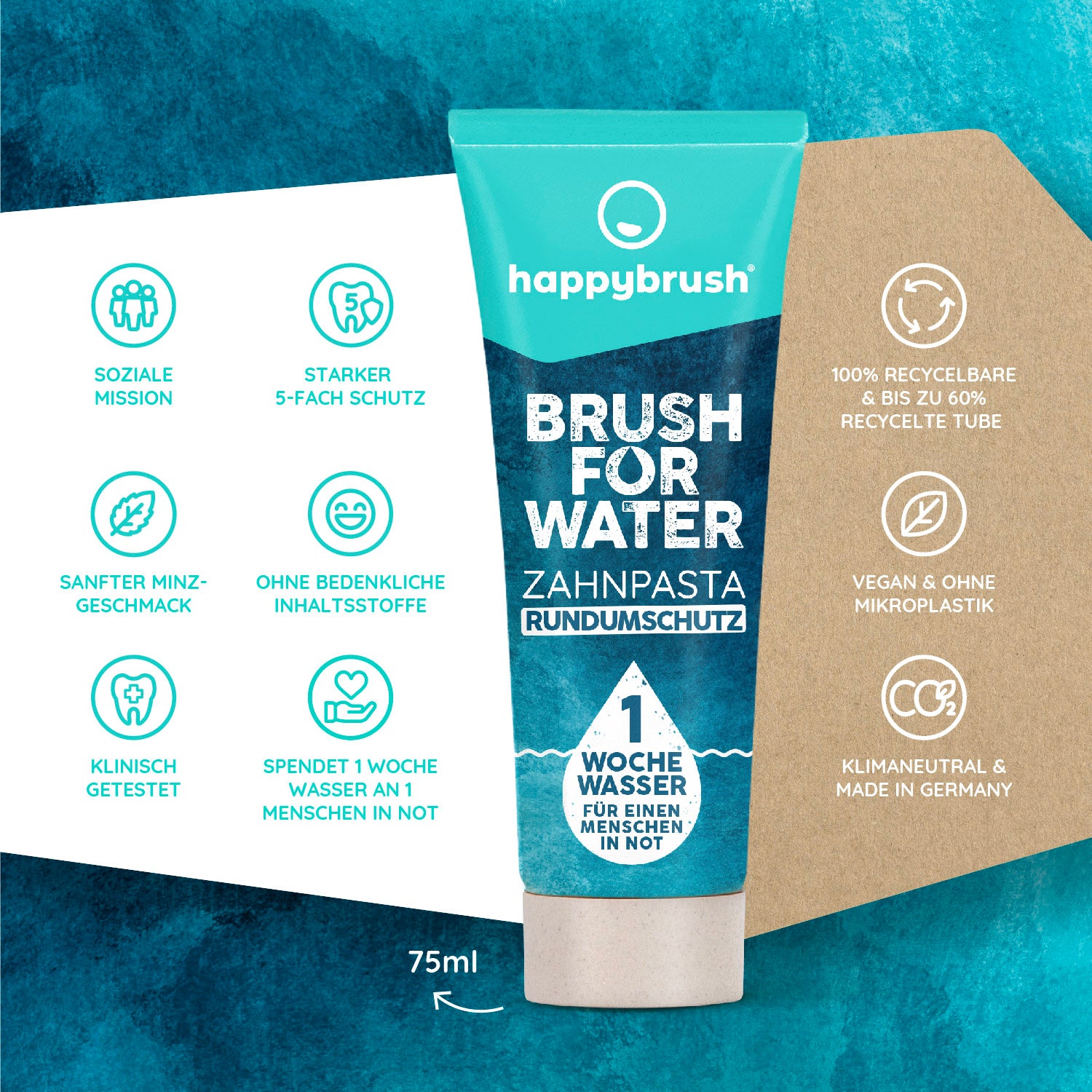 Brush For Water Zahnpasta