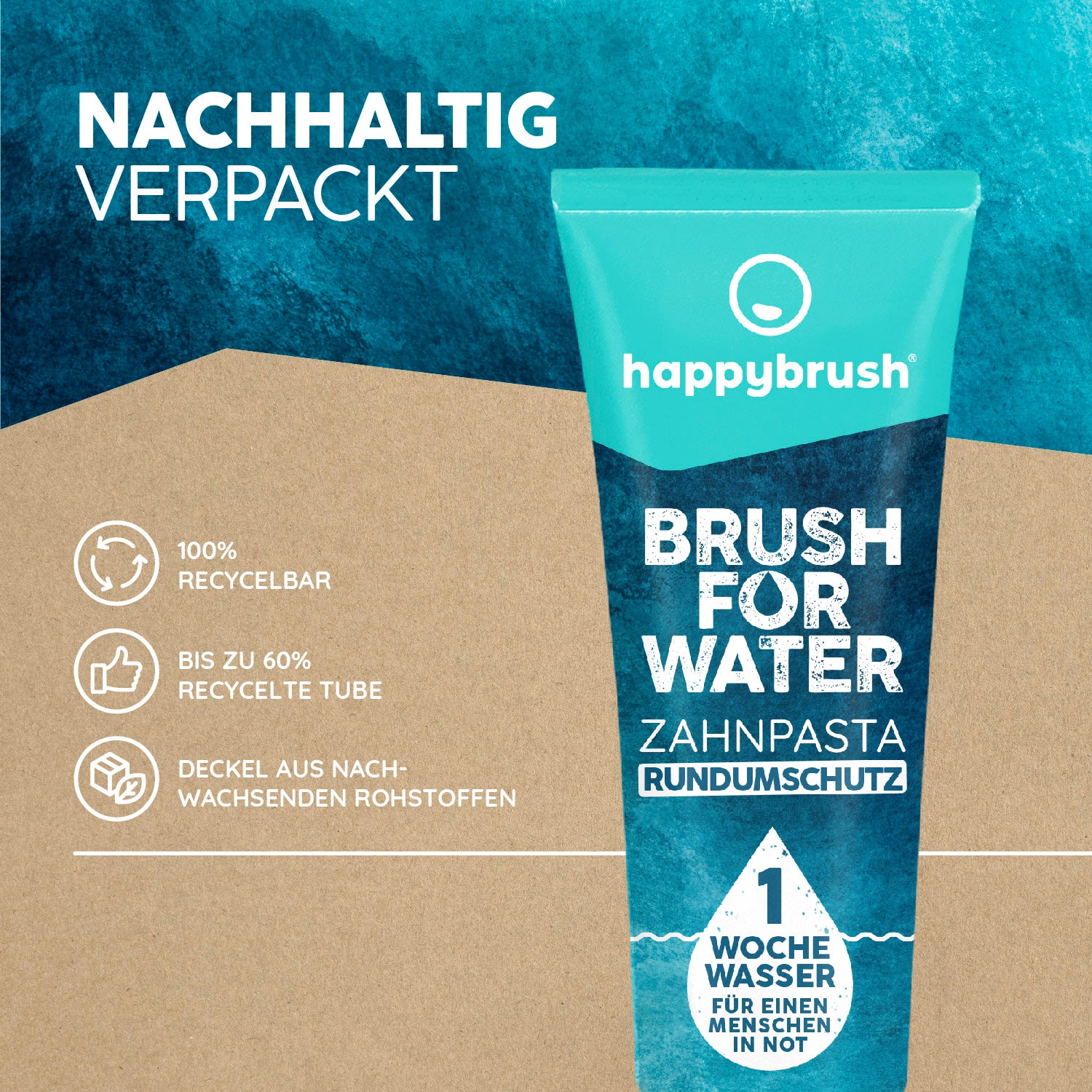 Brush For Water Zahnpasta