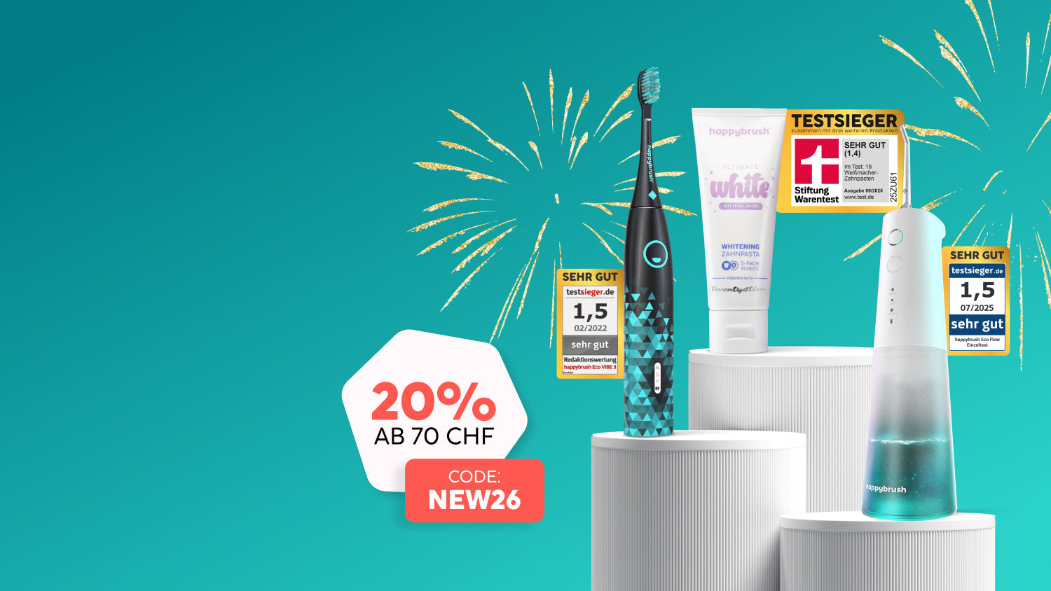 Neujahrsdeals mit 20% Rabatt