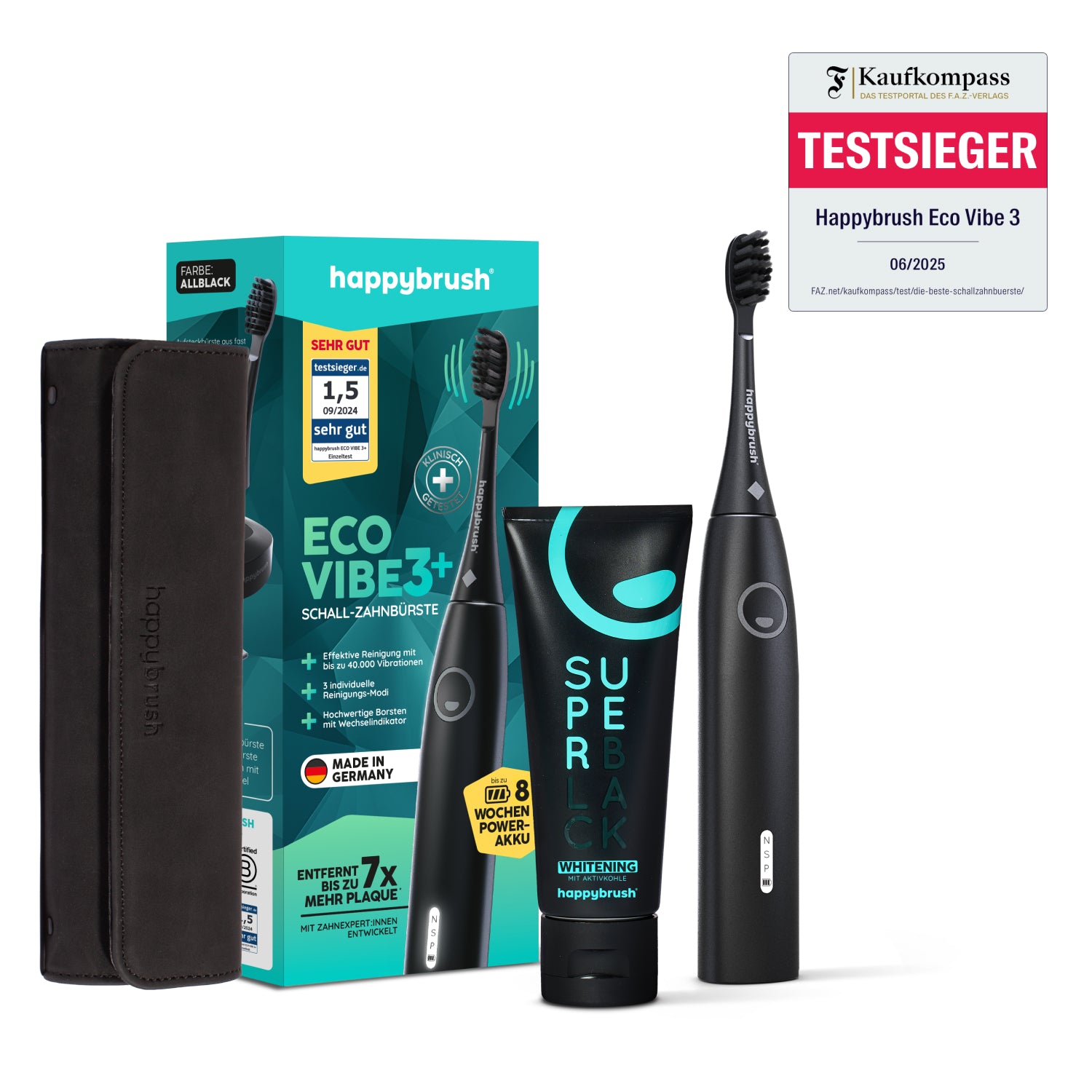 Schallzahnbürste Eco Vibe 3 | Set M