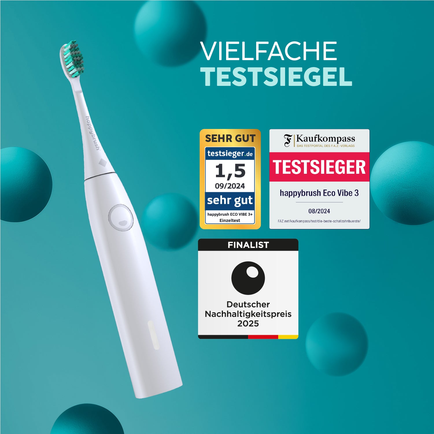 Schallzahnbürste Eco Vibe 3+