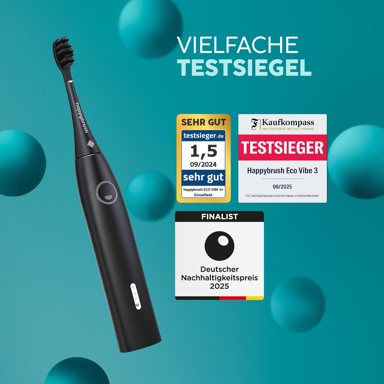 Schallzahnbürste Eco Vibe 3 | Set M