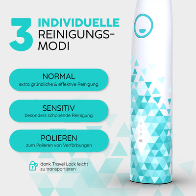Schallzahnbürste Eco VIBE 3 | Set XL