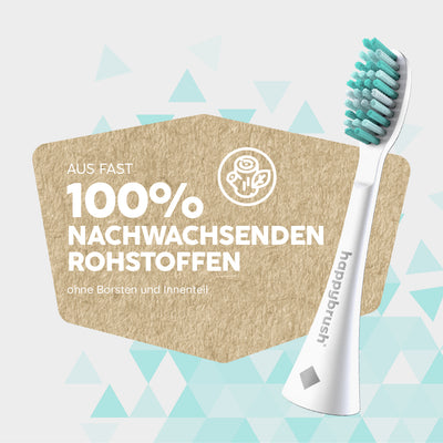 Aufsteckbürsten Eco VIBE 3+ | White-Mint