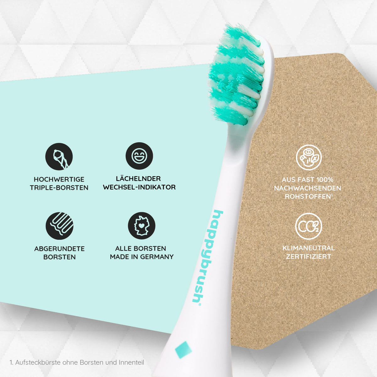 Eco VIBE 3+ | white-mint | 9er