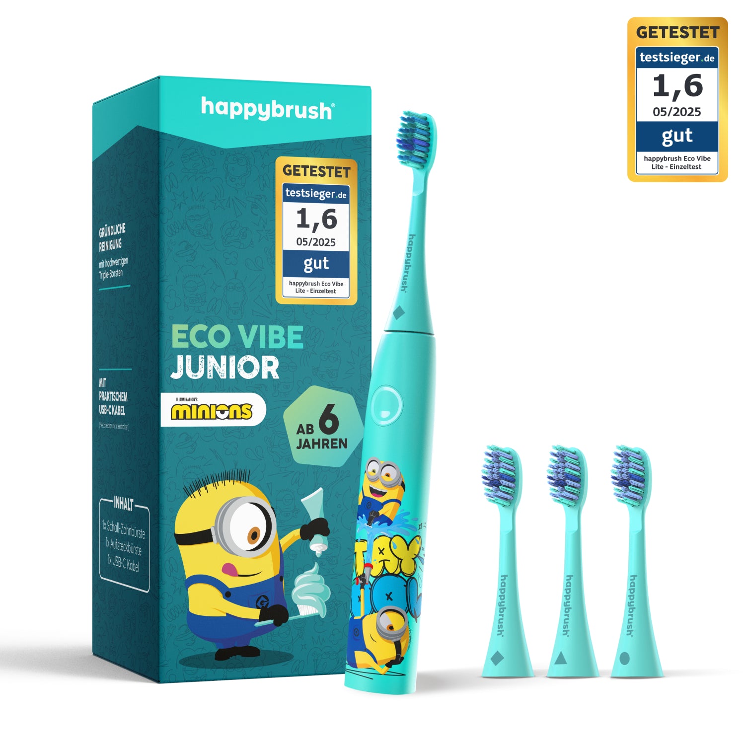 Eco Vibe Junior Schallzahnbürste Minions