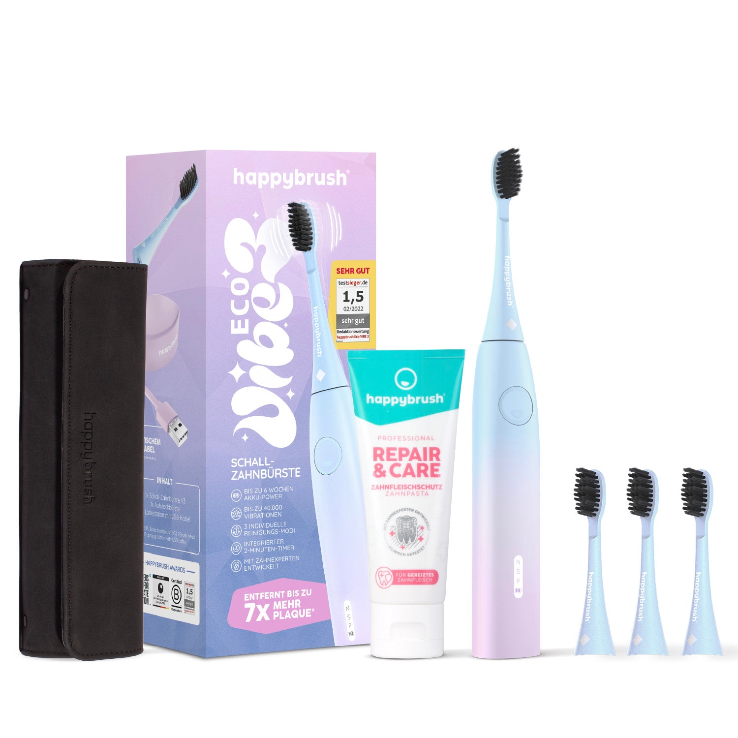 Schallzahnbürste Eco VIBE 3 | Set L