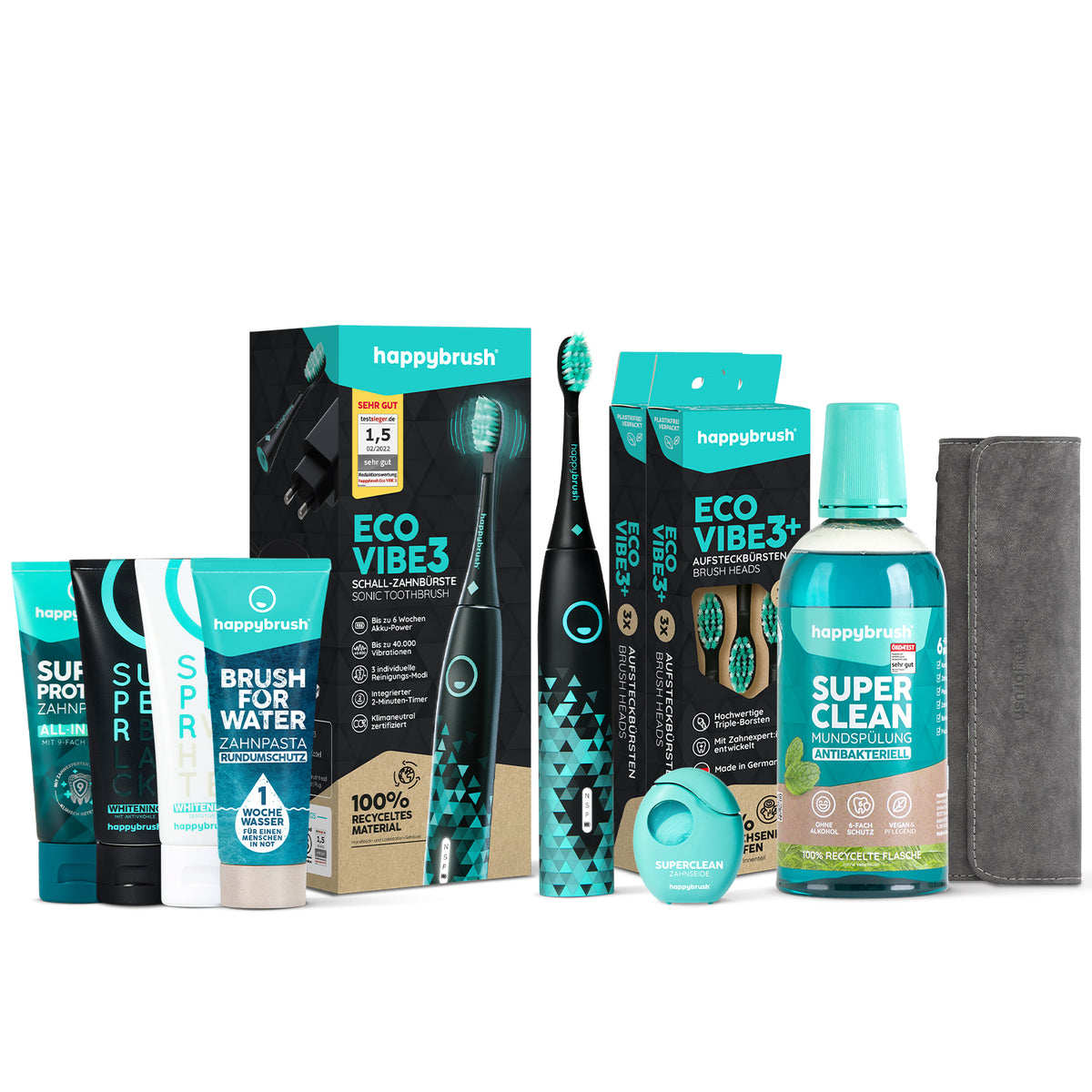 Schallzahnbürste Eco VIBE 3 | Set XL