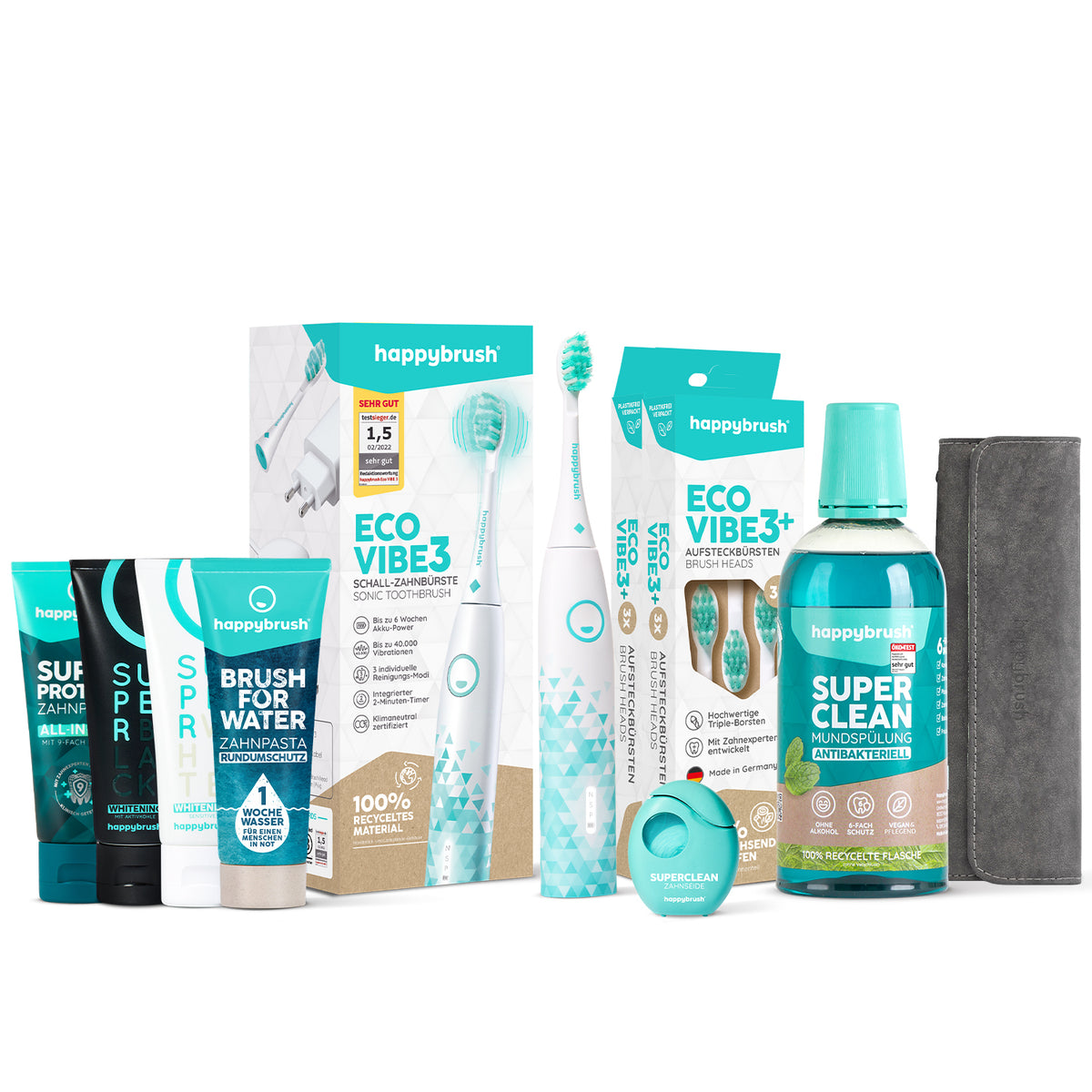 Schallzahnbürste Eco VIBE 3 | Set XL