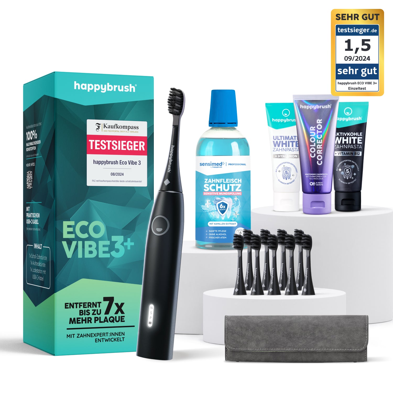 Schallzahnbürste Eco Vibe 3+