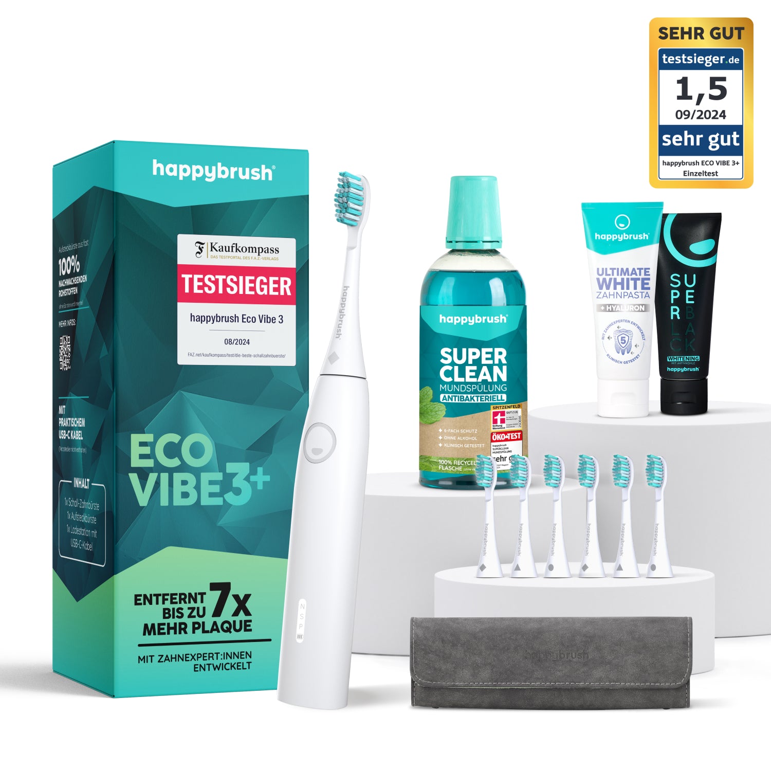 Schallzahnbürste Eco Vibe 3+