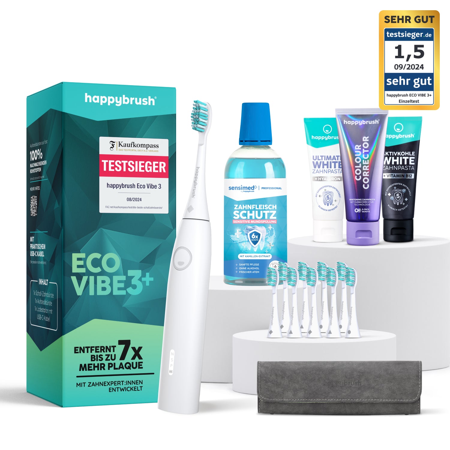 Schallzahnbürste Eco Vibe 3+