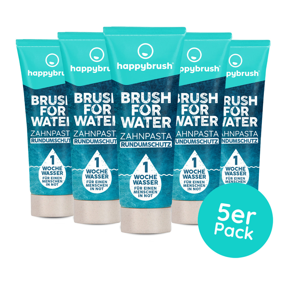 Brush For Water Zahnpasta x5