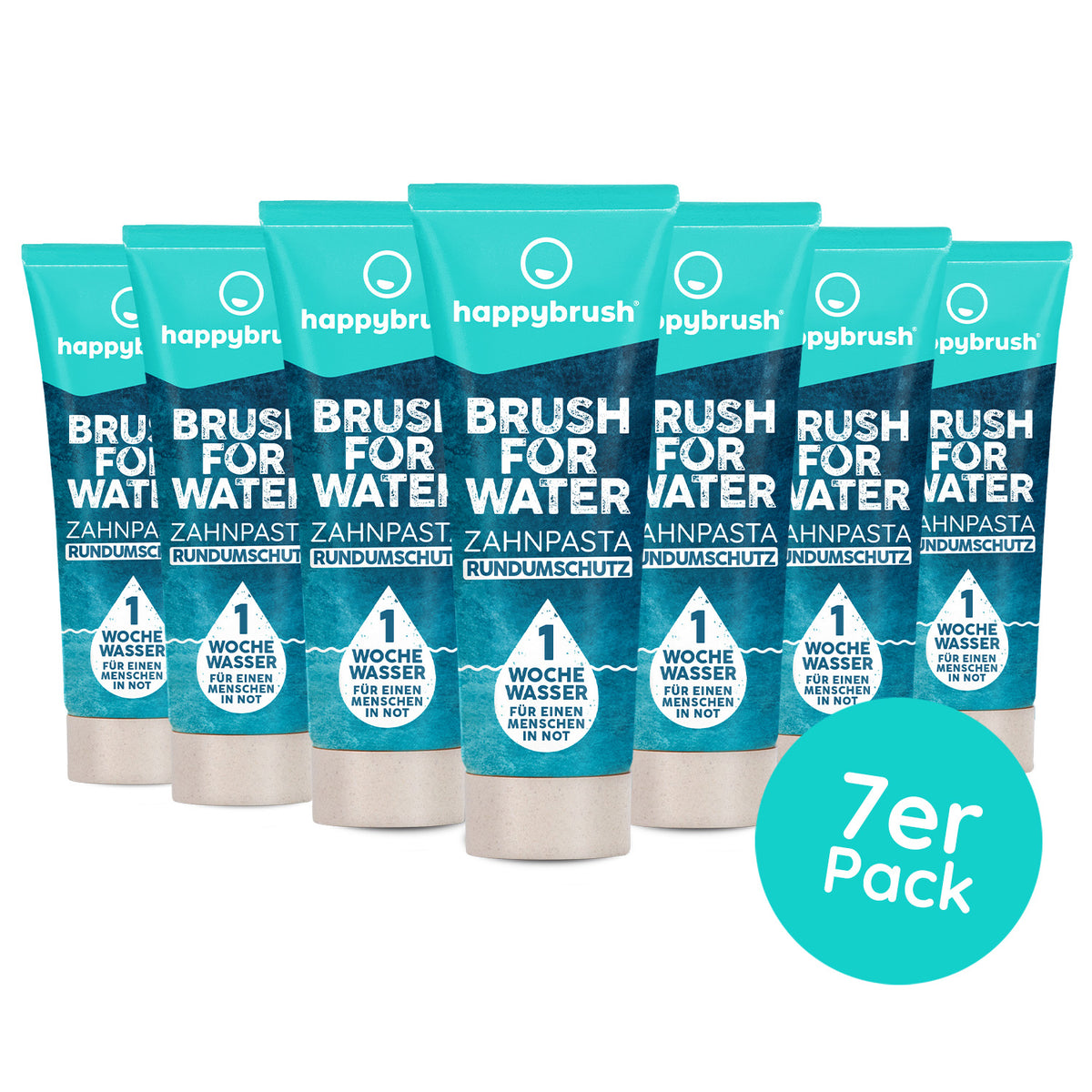Brush For Water Zahnpasta x7